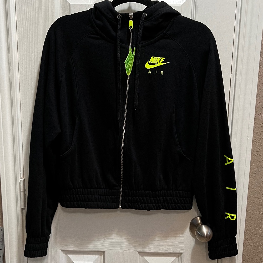 Nike Air Full-Zip Fleece Hoodie | Black | Size S